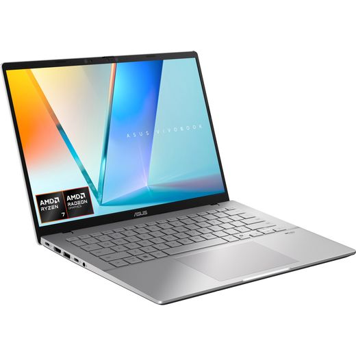 ASUS Vivobook S 14 14" Laptop - AMD Ryzen™ 7, 1TB SSD, 16 GB RAM - Silver - Right perspective